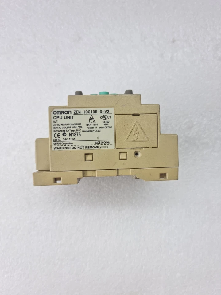 OMRON ZEN-10C1DR-D-V2 CPU UNIT DC12-24V 4W (USED WORKING) ZEN10C1DRDV2